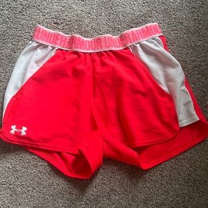 Neon Pink Under Armor Shorts